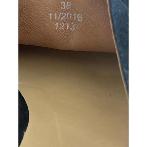 Fly London Women's Size 38 D'Orsay Block Heels Black Suede Ankle Lace Tie Up‎ - Picture 12 of 12